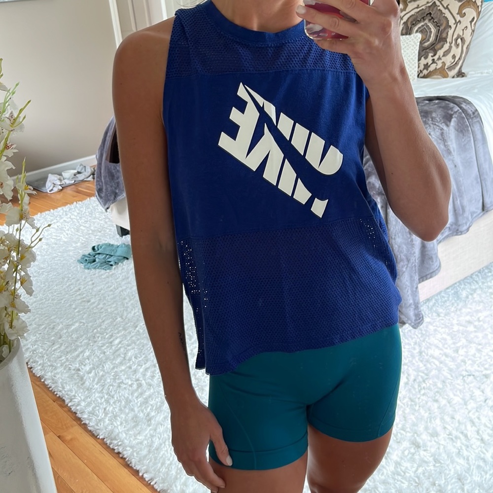Mesh Nike workout top